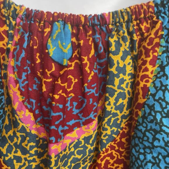 OFUURE By Tehilah Women's Colorful African Print Shift Dress Est. Size S/M Boho - Picture 10 of 11